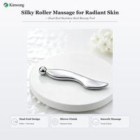 Aplicador de Crema para Ojos KINWONG, Varita Metálica Masajeadora Gua Sha para Ojos, Reduce la Hinchazón, Líneas Finas y Ojeras, Venta al Por Mayor OEM