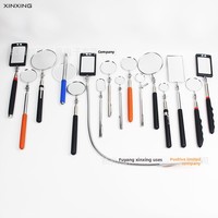 Miroir d'inspection télescopique en acier inoxydable, outil de ramassage magnétique, réflecteur à tige de succion pour réparation de châssis de voiture, usage industriel