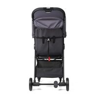 Poussette bébé pliable en alliage d'aluminium léger, système de voyage pour avion, design compact et portable, capacité de charge de 20 kg