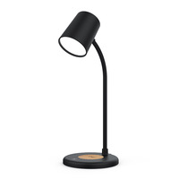 Lampe de table multifonctionnelle transfrontalière à moule exclusif, avec chargement sans fil et trois couleurs de lumière douce, petite veilleuse