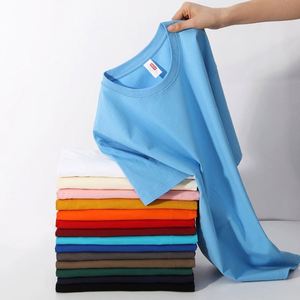 Camisetas de Hombre Lisas y Holgadas de Algodón 100% de Alta Calidad, 200GSM, 210g, 220g, con Logotipo Personalizado, Impresión DTG/DTF - Product Image 1