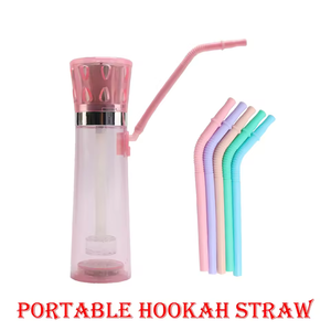 Set de Hookah Desechable, Portátil, con Manguera LED Esmerilada, Sabor <span class=keywords><strong>a</strong></span> Shisha Eléctrica, Gran Tamaño, Amy Deluxe - Product Image 5