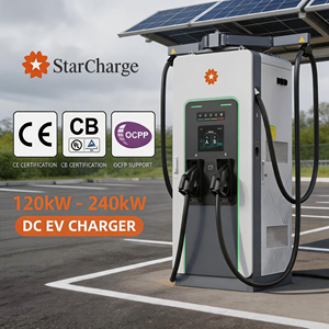 Estación de carga para vehículos eléctricos Starcharge Titan V5 UL CE 150-1000Vdc 200kW-240kW RFID QR Start minimiza el espacio ocupado, de uso comercial. - Product Image 1