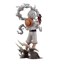 One Pieces GK Wano Country Monkey Ruffy Gear 5. Form Sonnengott Pose Blitze ffekt Sammler modell Statue Figur Anime Geschenk