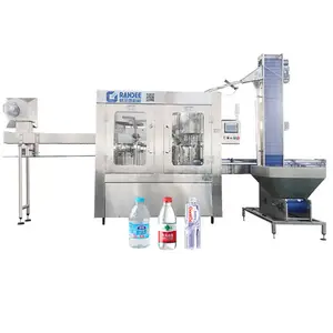 High quality automatic mineral drinking water bottled filling and packing machine price
