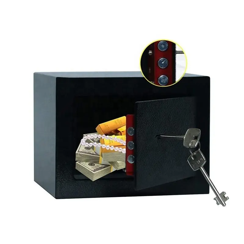 Домашняя безопасная конструкция крепления стен или шкафов, безопасный Сейф с замком для ключей