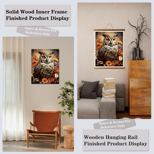 Kits de pintura por números personalizados DIY, diseño de búho y flores, pinturas digitales al óleo para adultos, gran éxito de ventas - Product Image 6
