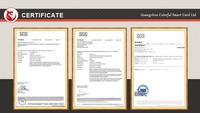 Etiqueta RFID Reutilizable de Epoxi/Acrílico de 80x80 mm, Tarjeta de PVC con Chip NTAG215, Mini Código QR NFC de 13.56 MHz, Resistente al Agua, Logotipo Personalizado WeiTai Access