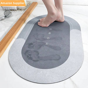 Vente en gros Tapis de bain antidérapant personnalisé à séchage rapide Tapis de sol super absorbant avec impression moderne pour salle de bain moderne - Product Image 1