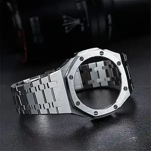 Third Generation Modified Shock GA2100 Stainless Steel Watch Band Strap And Case For Replacement Watch Parts