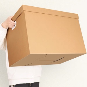 Năm Lớp Cứng Dày Hậu Cần Có Thể Gập Lại Carton Lớn Nhiệm Vụ Nặng Nề Với Carry Xử Lý Quần Áo Lưu Trữ Nhà Di Chuyển Hộp - Product Image 3