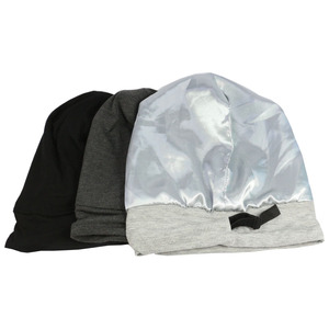 HZM-18250 <span class=keywords><strong>Bonnet</strong></span> souple réglable pour femme, couvre-cheveux de nuit, <span class=keywords><strong>bonnet</strong></span> hijab, <span class=keywords><strong>sous</strong></span>-écharpe, doublure <span class=keywords><strong>en</strong></span> satin de <span class=keywords><strong>soie</strong></span> - Product Image 6