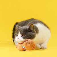 Jouet à mâcher interactif en forme d'arachide en corde de chanvre résistant aux morsures pour chats, vêtements et accessoires pour animaux de compagnie