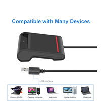ISO7816 RoHS EMV Linux Fenêtre Android Rfid ID USB Lecteur de carte à puce DCR30