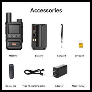 วิทยุสื่อสารแบบพกพา DK-L2 ระยะไกล รองรับ 4G ระยะ<span class=keywords><strong>การ</strong></span><span class=keywords><strong>สื่อสาร</strong></span> 5000 กม. วิทยุสื่อสาร 4G Poc - Product Image 6