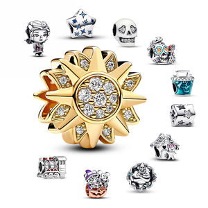 Abalorios de tronco de plata 925 <span class=keywords><strong>originales</strong></span>, cuentas de tierra de avión bonitas, pulsera de circón DIY, regalo de joyería, colgantes personalizados, abalorios - Product Image 6