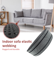 Sangles élastiques tissées pour canapé, durables, pour rembourrage de meubles, 50 mm, gris, couleur et matériau personnalisables, sangles pour canapé