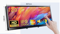 Módulo de Pantalla LCD Portátil de 12.3 Pulgadas 1920*720 con Puerto USB Tipo C y Puerto HDMI para Pantalla Extendida con Salida de Video HD