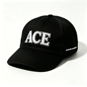 Casquette de baseball unisexe personnalisée brodée ACE, 6 panneaux, en coton doux, visière incurvée, style Dad Hat, pour sports de plein air, ajustable et tendance - Product Image 6