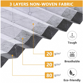 Hiện đại hợp thời trang màu xám có thể gập lại vải lưu trữ hộp Thùng hình vuông chất lượng cao dễ dàng để làm sạch bền mới cung cấp từ Việt Nam - Product Image 6