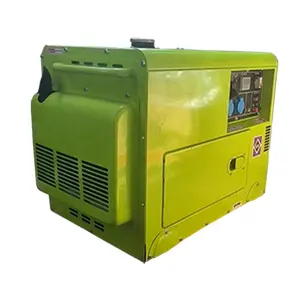 Geradores diesel de alta qualidade com 10KW de gerador à prova de som, grupo de geradores de alta qualidade com energia diesel de 7,5KW Dínamo