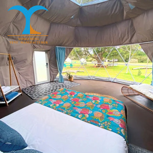 Tentes préfabriquées de luxe, dôme géodésique étanche pour le glamping, tente extérieure de 6m <span class=keywords><strong>Domo</strong></span> Geodesico, tente pour enfants, cubes de <span class=keywords><strong>sauna</strong></span> - Product Image 6