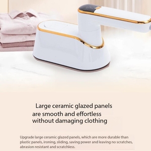 Plancha de vapor portátil de mano, pequeña, de bajo consumo, que no daña la ropa, con linterna, para el hogar y viajes, plancha de vapor seca y húmeda - Product Image 2