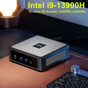 Mini PC de 13e génération I9 13900H I7 13700H 2xDDR4 2xNVMe Windows 11 Linux NUC Mini PC de jeu portable Ordinateur 2 LAN HTPC WiFi6 - Product Image 6
