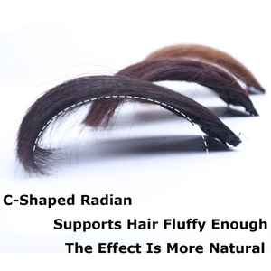 Human <strong>Hair</strong> Extensions Black Brown Natural Hairpin Clip in False <strong>Hair</strong> Pieces for Women <strong>Hair</strong> <strong>Pad</strong> - Product Image 3