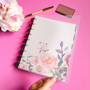 2026 Clear Planner Covers Binder Transparent Notebook Round Ring Binder Cover PP Cover Notebook - Product Image 6