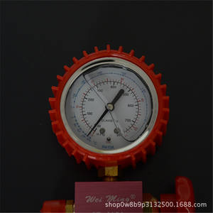 Manomètre analogique haute pression Wei Ming Ct-410A pour réfrigérant, outil de réparation de climatisation automobile - Product Image 4