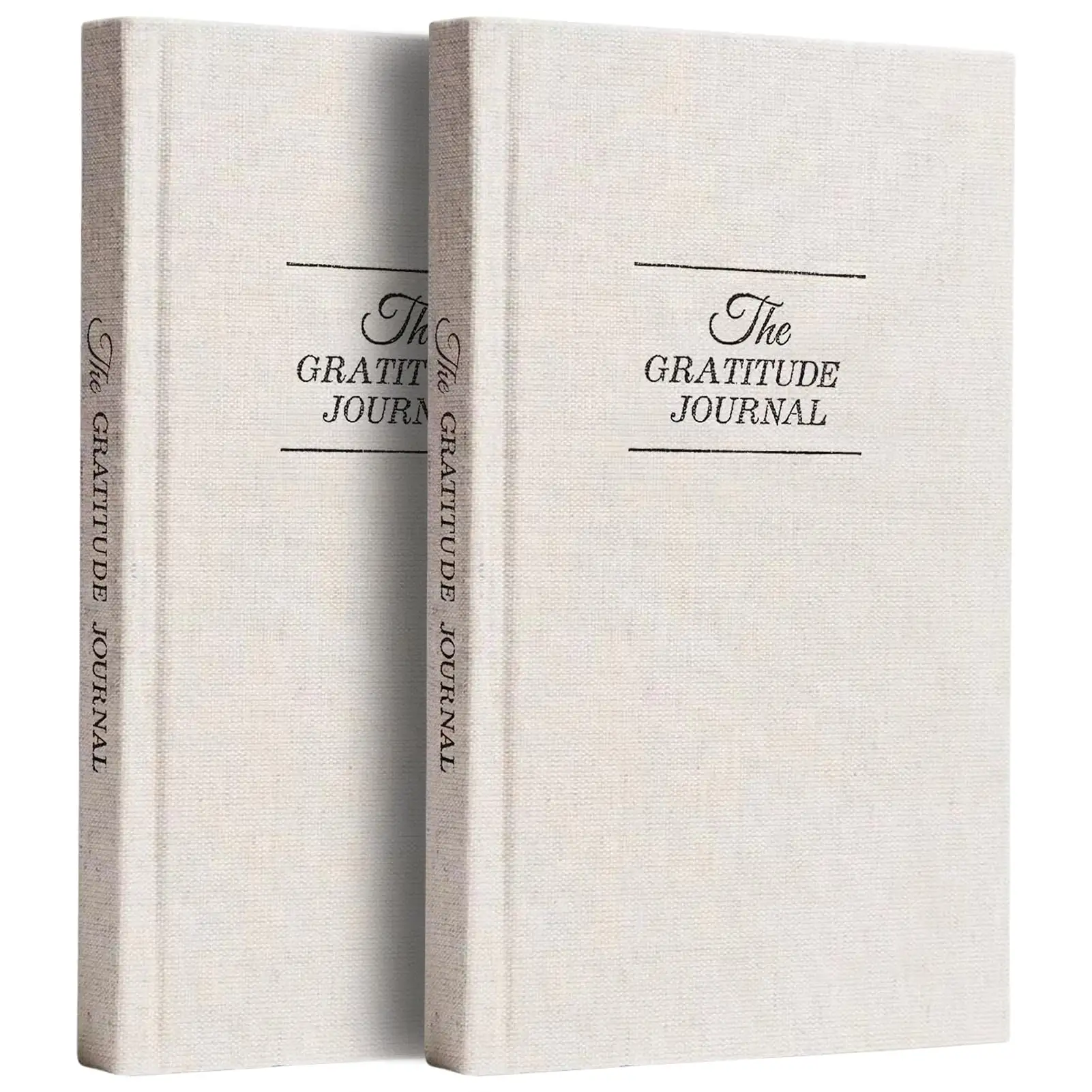 Custom Printing linen A5 leather hardcover Mindfulness Self Care Love daily gratitude notebook Journal
