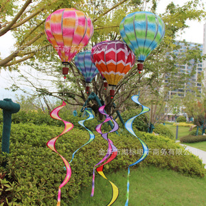 <span class=keywords><strong>Montgolfière</strong></span> Vent Spinner Arc-En-Ciel Suspendu Vent Twister Jardin Extérieur Décor Enfant Cadeau Festival Célébration <span class=keywords><strong>Montgolfière</strong></span> - Product Image 4