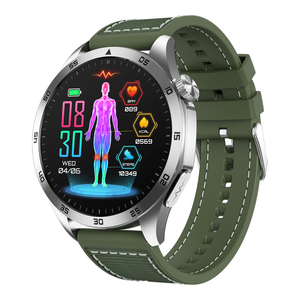 Reloj inteligente ET485 con monitor ECG, batería de larga duración, llamada SMS, alarma, recordatorio, Monitor de ritmo cardíaco, reloj inteligente para hombre - Product Image 1