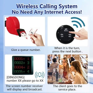 Chờ đợi hàng đợi Vé máy Máy in số quản lý cuộc gọi rung hệ thống phân trang - Product Image 2