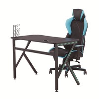 CARLFORD Table de jeu en métal pour ordinateur de bureau avec design simple