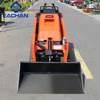 EACHAN Hot V1000 Mini-chargeuse compacte diesel sur chenilles entièrement hydraulique pour l'aménagement paysager et le jardinage