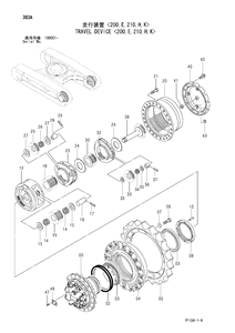 Deere 200C LC Final Drive 9200288 9200288EX ตัวลดมอเตอร์ไฮดรอลิกสำหรับการเดินทาง - Product Image 5