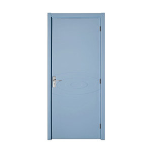 Estilo urbano moderno simple pisos puertas luz azul pintura de puertas de interior adecuado para tema habitación de hotel - Product Image 1