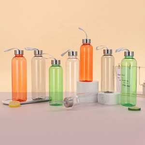 Botella de Agua de Plástico <span class=keywords><strong>para</strong></span> Jugos, Viajes y Deportes, Botella Mezcladora <span class=keywords><strong>para</strong></span> Suplementos, Recuerdo de Verano <span class=keywords><strong>para</strong></span> Leche, Smoothies y Bebidas - Product Image 1