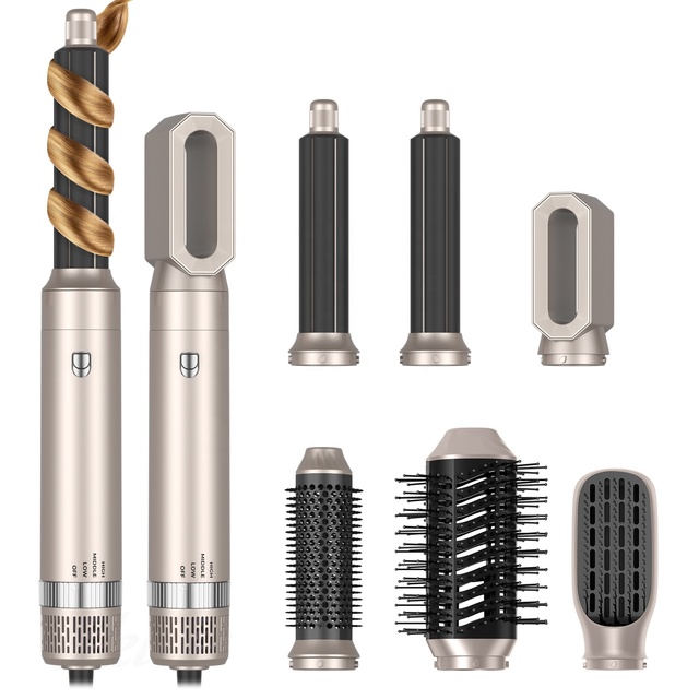 Hot Sale 6 in 1 High Speed Air Styler Professional One Step Hair Dryer Set Electric Hot Air Brush