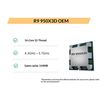 CPU R9 9950X3D R9 9900X3D R9 9950X R9 9900X R9 7950X R9 7900X R7 9800X3D R7 9700X R7 7800X3D R5 9600X R5 7600X3D R5 7600X