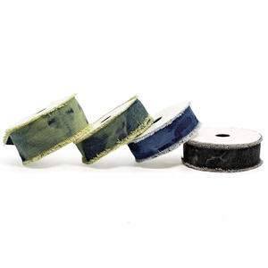Cinta <span class=keywords><strong>de</strong></span> regalo <span class=keywords><strong>de</strong></span> 4 cm <span class=keywords><strong>de</strong></span> ancho, iridiscente, teñida con efecto tie-dye, con borde sin rematar, azul personalizado, <span class=keywords><strong>para</strong></span> invitaciones <span class=keywords><strong>de</strong></span> boda y <span class=keywords><strong>ramos</strong></span> <span class=keywords><strong>de</strong></span> <span class=keywords><strong>novia</strong></span> - Product Image 6