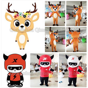 Costume de mascotte personnalisé Qiman pour adultes, personnages <span class=keywords><strong>Mickey</strong></span> et <span class=keywords><strong>Minnie</strong></span>, en peluche, dessin animé, à vendre - Product Image 3