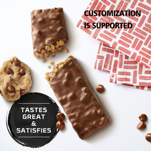 Barras de Proteína de Chocolate de Marca Privada OEM, 12 g de Proteína, Barra Sustitutiva de Comida, Sabor a Masa de Galleta, Nutrición Deportiva - Product Image 2