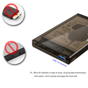 กล่องใส่ฮาร์ดดิสก์/SSD ขนาด 2.5 นิ้ว แบบ USB 3.0 เป็น SATA III ผลิตจากพลาสติก ติดตั้งได้โดยไม่ต้องใช้เครื่องมือ และรองรับการถอดเปลี่ยนได้โดยไม่ต้องปิดเครื่อง (Hot-swap) พร้อมใช้งาน (Plug & Play) - Product Image 2