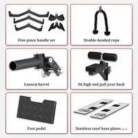 En stock – Accessoires universels multifonctions pour rack Smith, barre parallèle réglable argentée pour extension de bras (alliage d'aluminium)