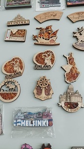 Aimant de réfrigérateur en résine personnalisé, impression 3D, thème renne arctique, église, troll, viking, Kristiansand Norvège, souvenir de voyage nordique - Product Image 5