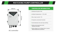 Pompe à eau solaire de surface de type QB 1HP de la marque Difful, système de pompe solaire pour l'agriculture