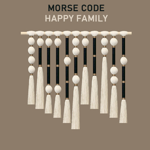 Thủ công Boho độc đáo trên giường nghệ thuật trang trí tấm thảm <span class=keywords><strong>macrame</strong></span> treo tường trang trí nghệ thuật treo tường cho phòng khách phòng ngủ - Product Image 5